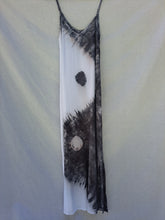 Load image into Gallery viewer, Yin Yang (black) Althea Slip Dress "made to order"