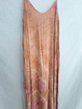 Load image into Gallery viewer, Althea Slip Dress, size L (botanically dyed with Avocado)