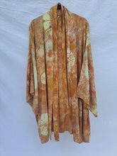 Load image into Gallery viewer, Botanically dyed Rosemary ~ Short Harrison style kimono (plus size)