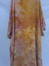 Load image into Gallery viewer, Botanically dyed Avocado ~ Long Zeppelin style kimono
