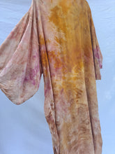 Load image into Gallery viewer, Botanically dyed Avocado ~ Long Zeppelin style kimono