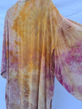 Load image into Gallery viewer, Botanically dyed Avocado ~ Long Zeppelin style kimono