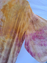Load image into Gallery viewer, Botanically dyed Avocado ~ Long Zeppelin style kimono