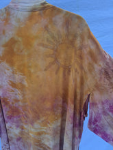 Load image into Gallery viewer, Botanically dyed Avocado ~ Long Zeppelin style kimono