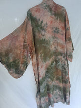 Load image into Gallery viewer, "Chanterelle" Botanically dyed with avocado ~ Long Zeppelin style kimono