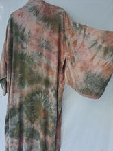 Load image into Gallery viewer, "Chanterelle" Botanically dyed with avocado ~ Long Zeppelin style kimono