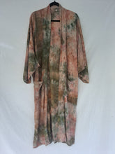 Load image into Gallery viewer, "Chanterelle" Botanically dyed with avocado ~ Long Zeppelin style kimono