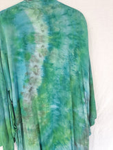 Load image into Gallery viewer, "Waterfall" Long Zeppelin style kimono (plus size)