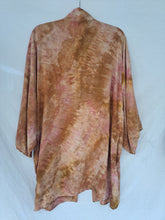 Load image into Gallery viewer, "Sugar Maple" Botanically dyed with avocado ~ Short Harrison style kimono