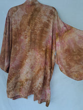 Load image into Gallery viewer, "Sugar Maple" Botanically dyed with avocado ~ Short Harrison style kimono