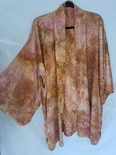 Load image into Gallery viewer, "Sugar Maple" Botanically dyed with avocado ~ Short Harrison style kimono