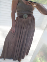 Load image into Gallery viewer, Wild Horses Maxi skirt - Santa Fe (brown)