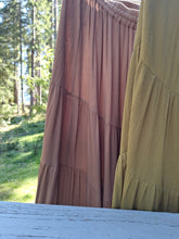 Load image into Gallery viewer, Wild Horses Maxi skirt - Baja (moss green)