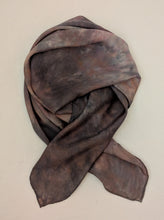 Load image into Gallery viewer, Midnight Bloom ° oversized silk bandana