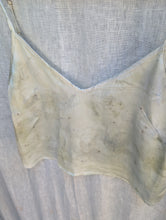 Load image into Gallery viewer, Sol Silk Charmeuse Tank • Botanical Japanese Maple Eco Print (xs)