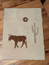 Load image into Gallery viewer, El Burro - Hand Lino Printed Artwork