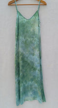 Load image into Gallery viewer, Seaglass ° luna silk charmeuse slip dress (size S)