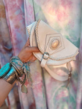 Load image into Gallery viewer, "Oaxaca" Artisan Leather Half Moon Bag
