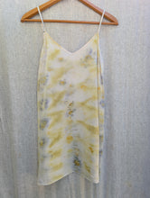 Load image into Gallery viewer, Garden Bouquet • botanical flower eco printed short silk habotai slip (size S)