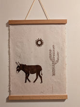 Load image into Gallery viewer, El Burro - Hand Lino Printed Artwork
