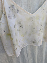 Load image into Gallery viewer, Sol Silk Charmeuse Tank • Botanical Flower Eco Print (medium)
