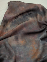 Load image into Gallery viewer, Midnight Bloom ° oversized silk bandana