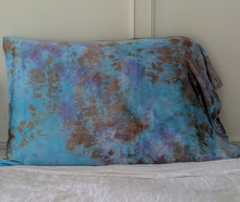 Load image into Gallery viewer, "Nightbloom" 100% silk charmeuse sleeping pillowcase, king size