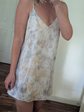 Load image into Gallery viewer, Mist • Ayla short silk habotai slip (size m)