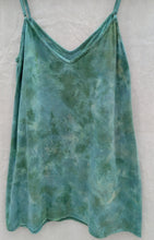 Load image into Gallery viewer, Seaglass • Meadow raw silk short slip dress (size XS)