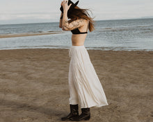 Load image into Gallery viewer, Wild Horses Maxi skirt - Ojai (off white)