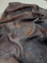 Load image into Gallery viewer, Midnight Bloom ° oversized silk bandana