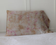 Load image into Gallery viewer, "Petal Fade" 100% silk charmeuse sleeping pillowcase, king size