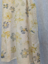 Load image into Gallery viewer, Meadow Raw Silk Mini Dress • Botanical Flower Eco Print (small)