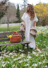 Load image into Gallery viewer, Indigo botanically dyed Harlow Kaftan