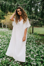 Load image into Gallery viewer, Indigo botanically dyed Harlow Kaftan