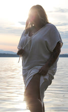 Load image into Gallery viewer, Indigo botanically dyed Harlow Kaftan