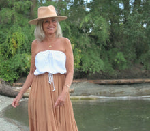 Load image into Gallery viewer, Coco Tie Top in White