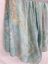 Load image into Gallery viewer, &quot;Turquoise Stone Hunter&quot; The Wanderer - organic cotton travel shawl
