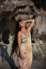 Load image into Gallery viewer, &quot;Sun Kissed&quot;  100% silk mulberry, slip dress (size s/m)
