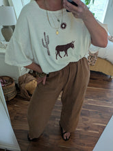 Load image into Gallery viewer, El Burro • hemp/organic cotton artisan t-shirt (size 1)
