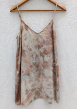 Load image into Gallery viewer, Copper Fern• Meadow raw silk short slip dress (size L)
