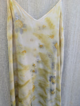 Load image into Gallery viewer, Garden Bouquet • botanical flower eco print short silk habotai slip (size M)
