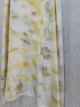 Load image into Gallery viewer, Garden Bouquet • botanical flower eco print short silk habotai slip (size M)
