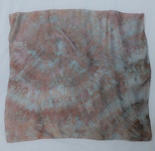 Load image into Gallery viewer, Smoke Rose ° oversized silk bandana
