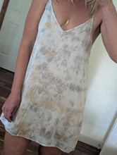 Load image into Gallery viewer, Mist • Ayla short silk habotai slip (size m)
