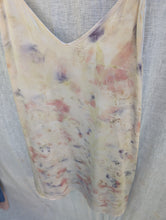 Load image into Gallery viewer, Garden Bouquet • botanical flower eco printed short silk habotai slip (size M)
