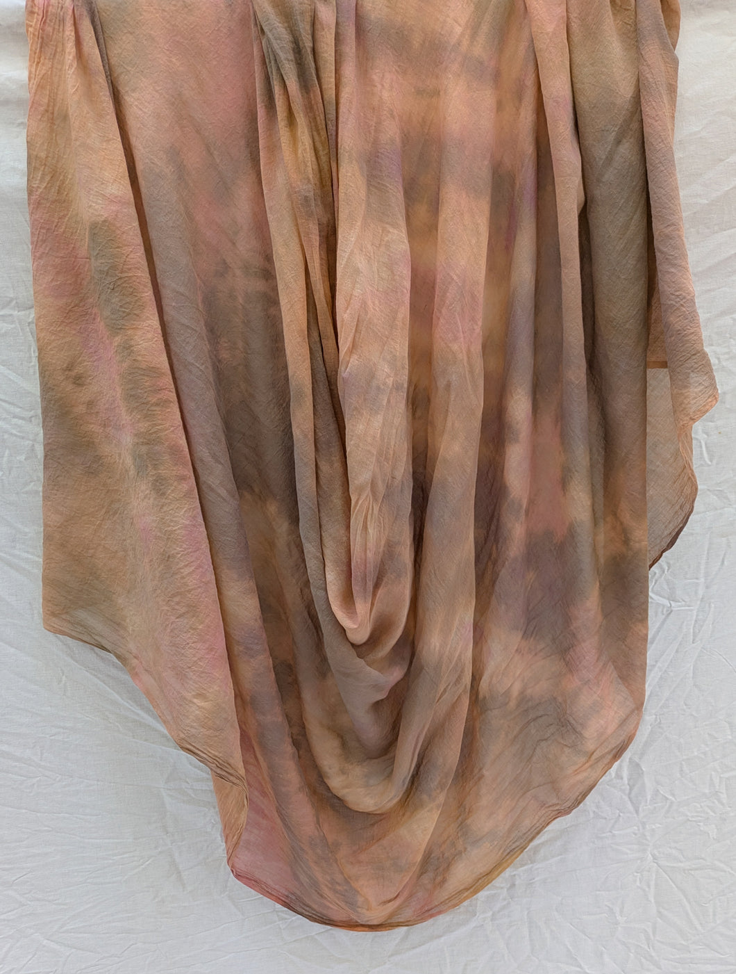 Sunbaked Rose ° the wanderer, organic cotton shawl