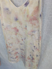 Load image into Gallery viewer, Garden Bouquet • botanical flower eco printed short silk habotai slip (size M)
