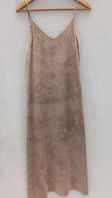 Load image into Gallery viewer, Walnut Bark ° luna silk charmeuse slip dress (size M)
