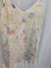 Load image into Gallery viewer, Garden Bouquet • botanical flower eco printed short silk habotai slip (size S)

